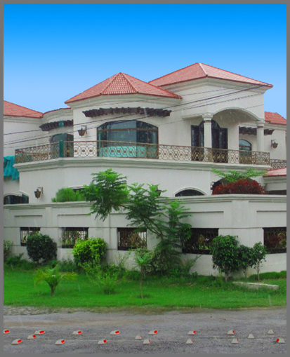 Barrel-Tile-roof-home